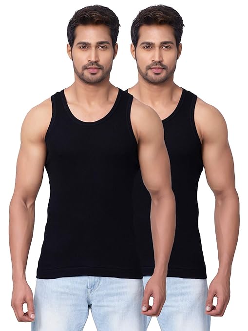 Dixcy Scott Men Cotton Regular Fit Vest - Image 3